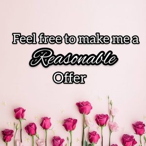 Love the item but not the price? Make an offer! 💕